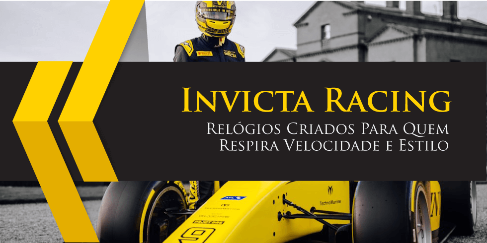 Invicta Racing: Relógios Criados Para Quem Respira Velocidade e Estilo