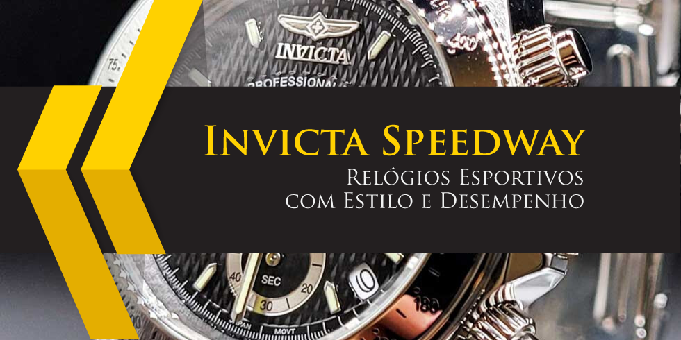 Invicta Speedway: Relógios Esportivos com Estilo e Desempenho